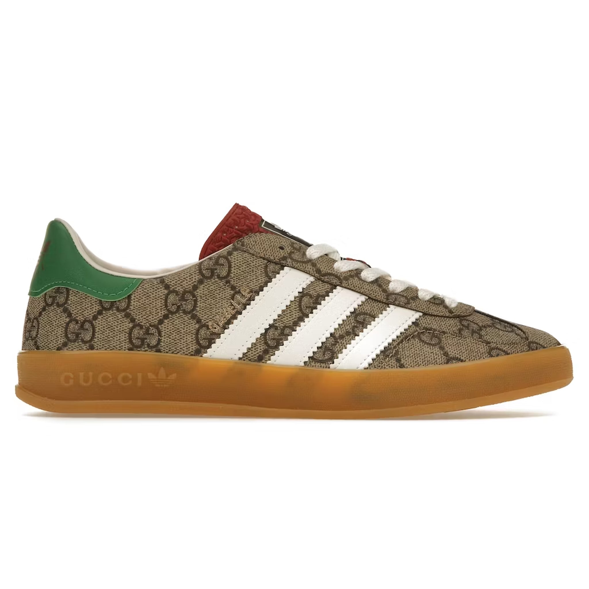 Image of Gucci x Adidas Gazelle Beige GG Monogram